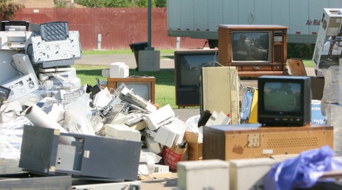 Professional waste removal service team in Staines